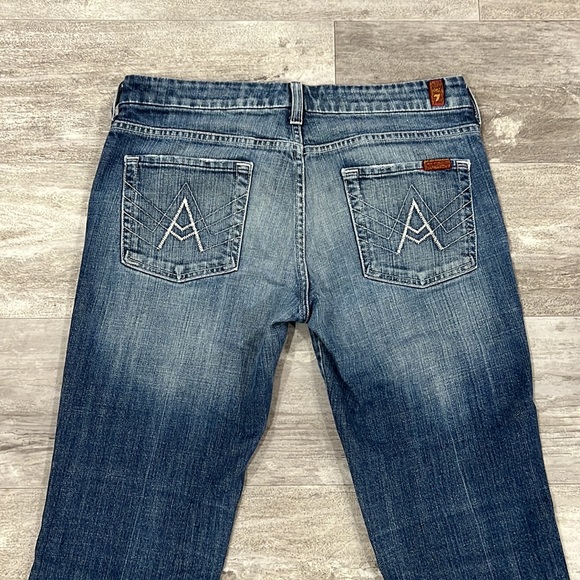 7 for All Mankind A-Pocket Boot Cut Jeans - Picture 7 of 11